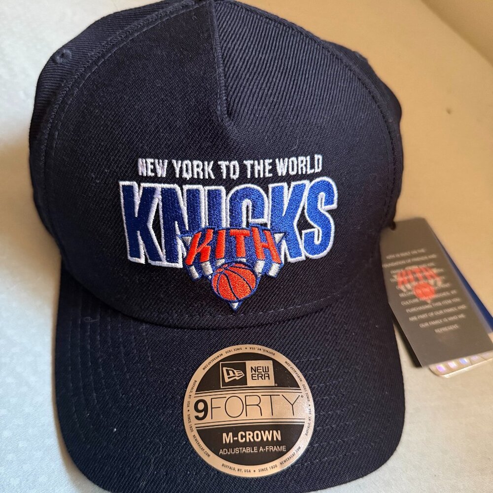 KITH x New Era New York Knicks Wool 9Forty M Crown Snapback